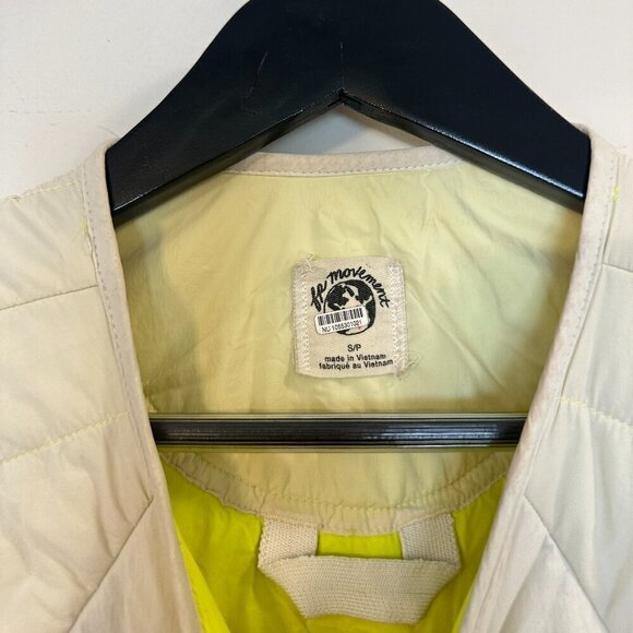 FREE PEOPLE Outta Left Field Jacket in Neon Green Size Small - Picture 7 of 15